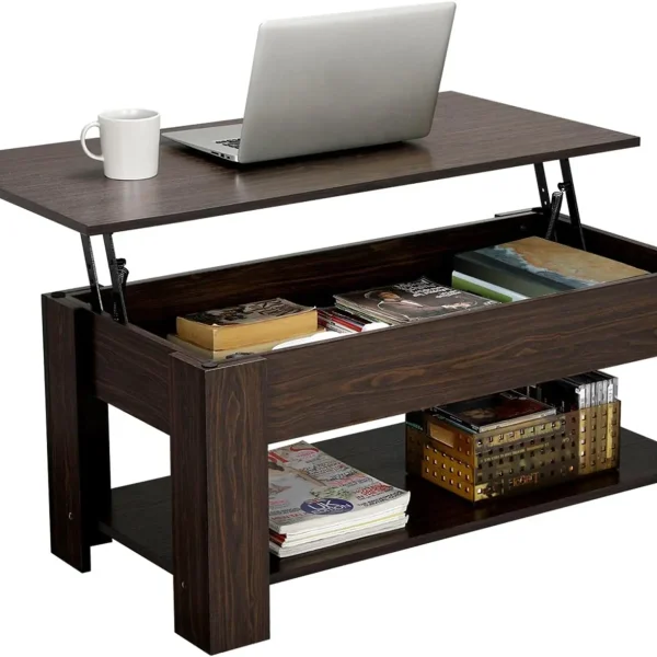 Espresso Coffee Table, Lift Top