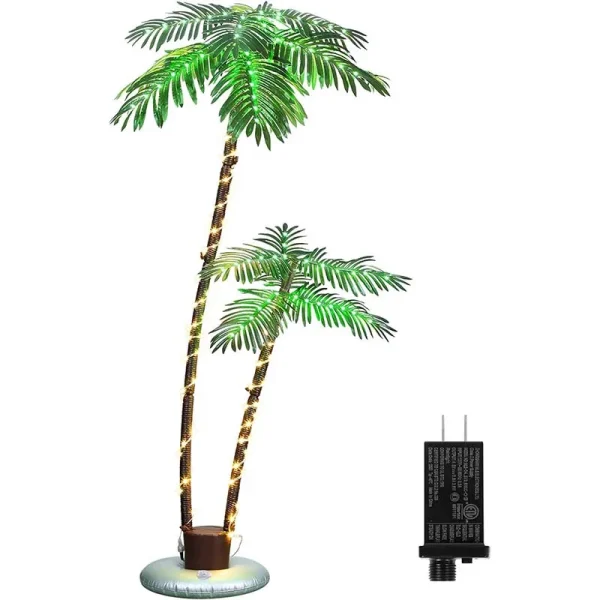 Lighted Palm Tree,6FT 192 LED bulbs